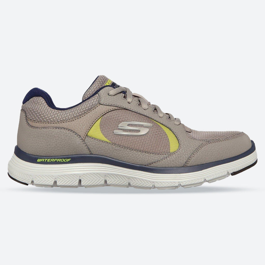 Mens Wide Fit Skechers Waterproof Luxury Flex Advantage 4.0 - 232222 Walking Trainers