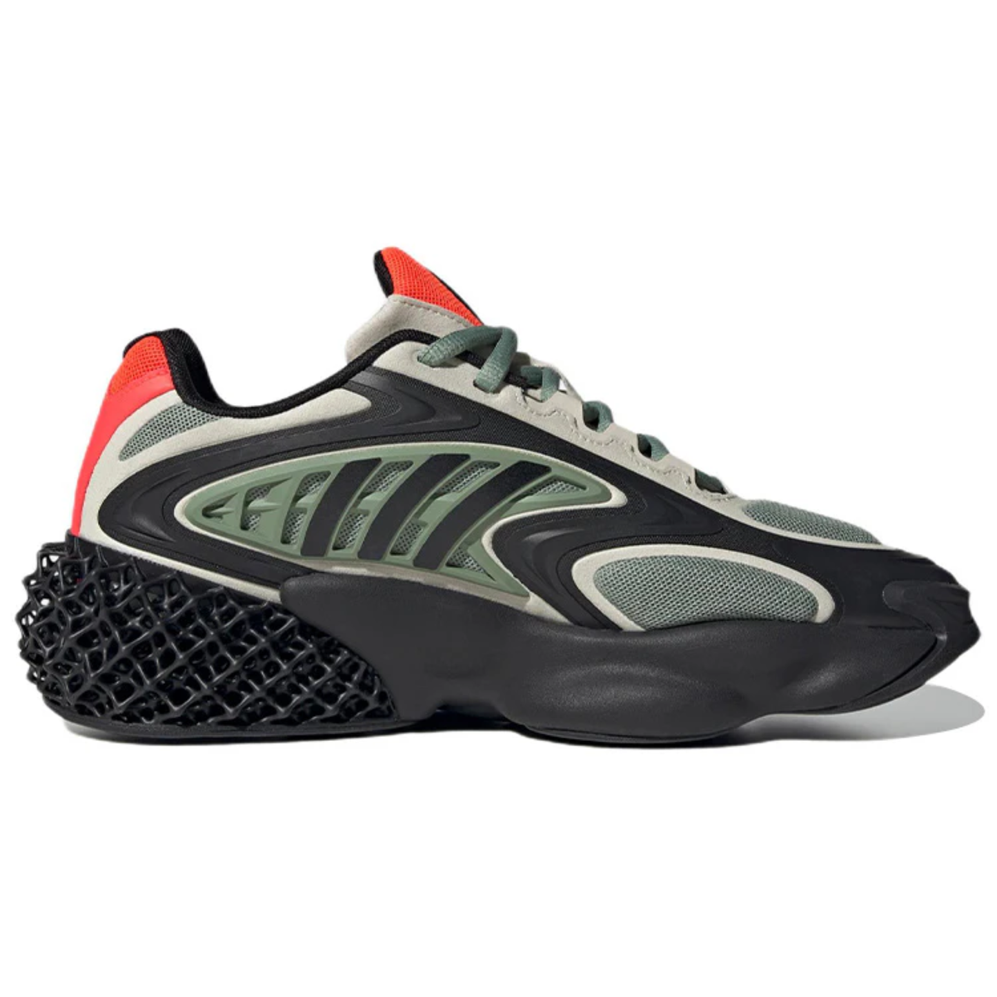Adidas Men's Green/Black 4D Krazed Sneakers, HP2812 (No Box)