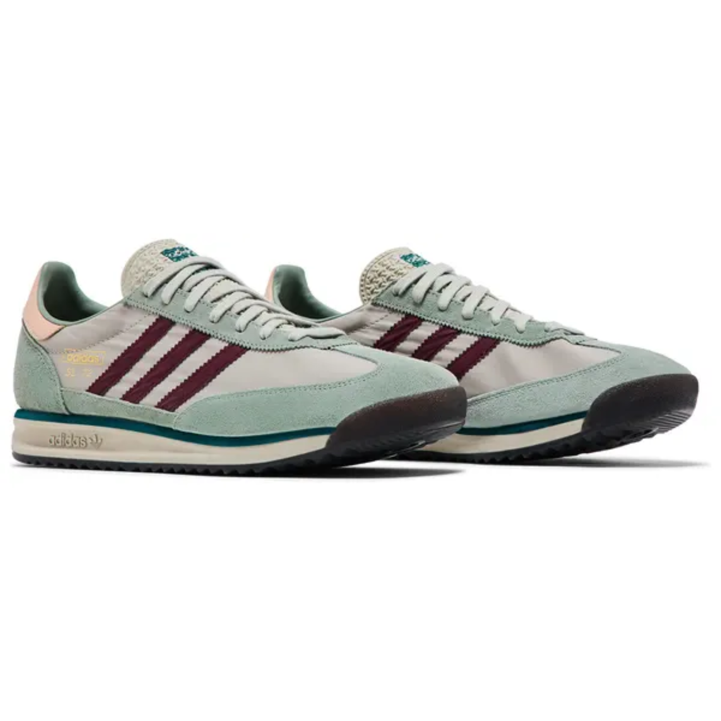 Adidas Originals Men's Green SL72 RS Sneakers, IG4644 (No Box)