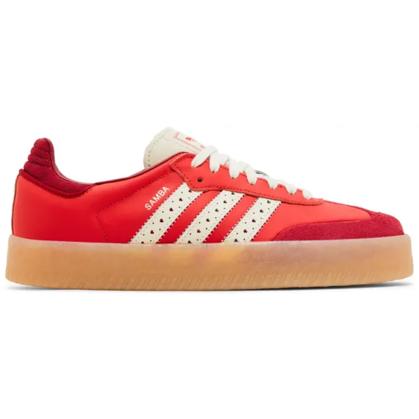 Adidas Originals Red Women's Sambae Sneakers, JH7287 (No Box)