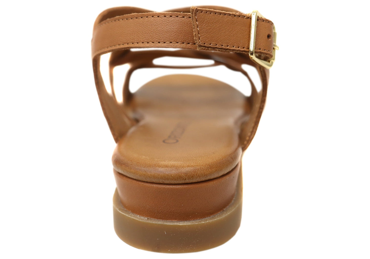 Orizonte Leelalite Womens Comfortable European Leather Wedge Sandals