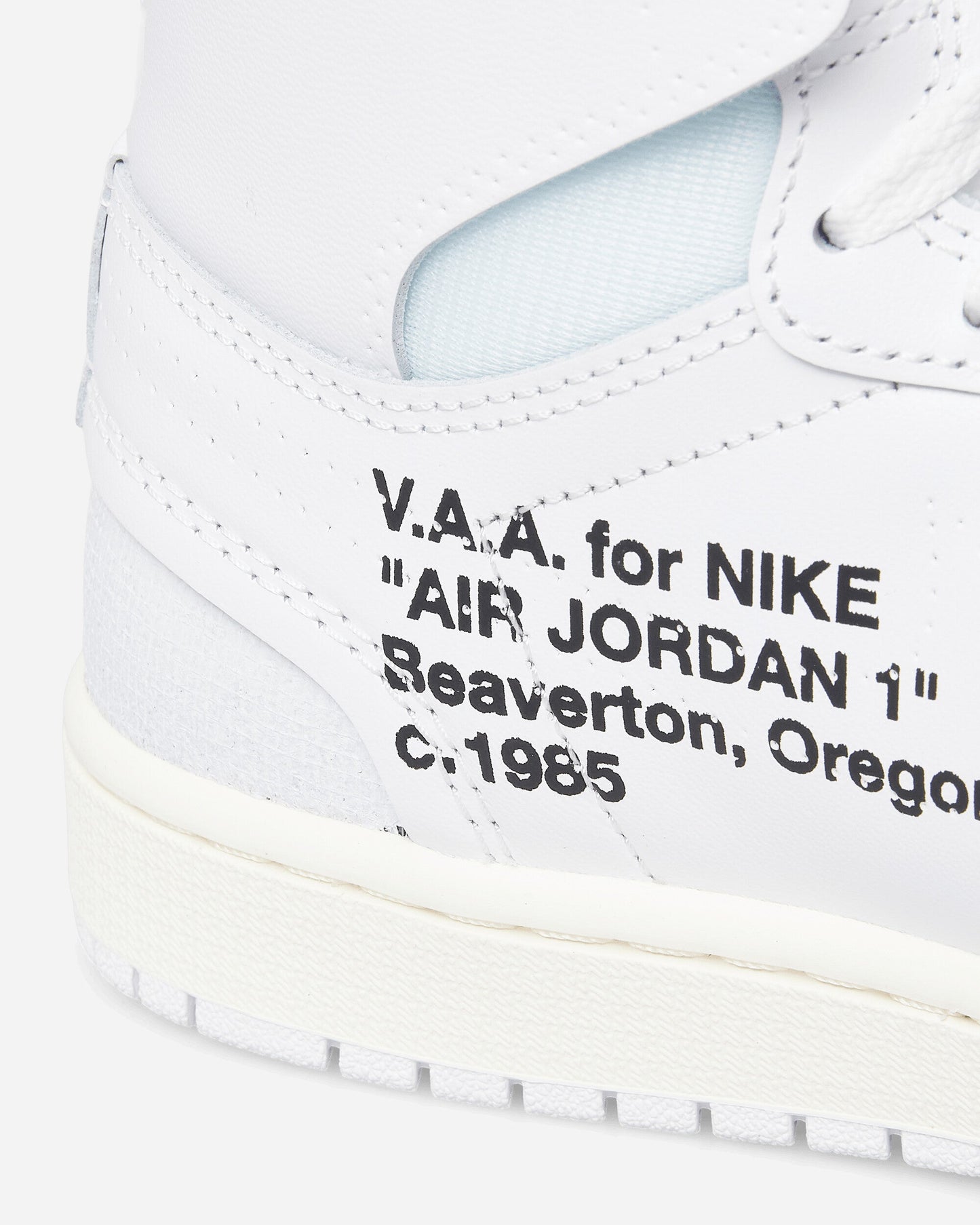 V.A.A. Air Jordan 1 High OG Sneakers White