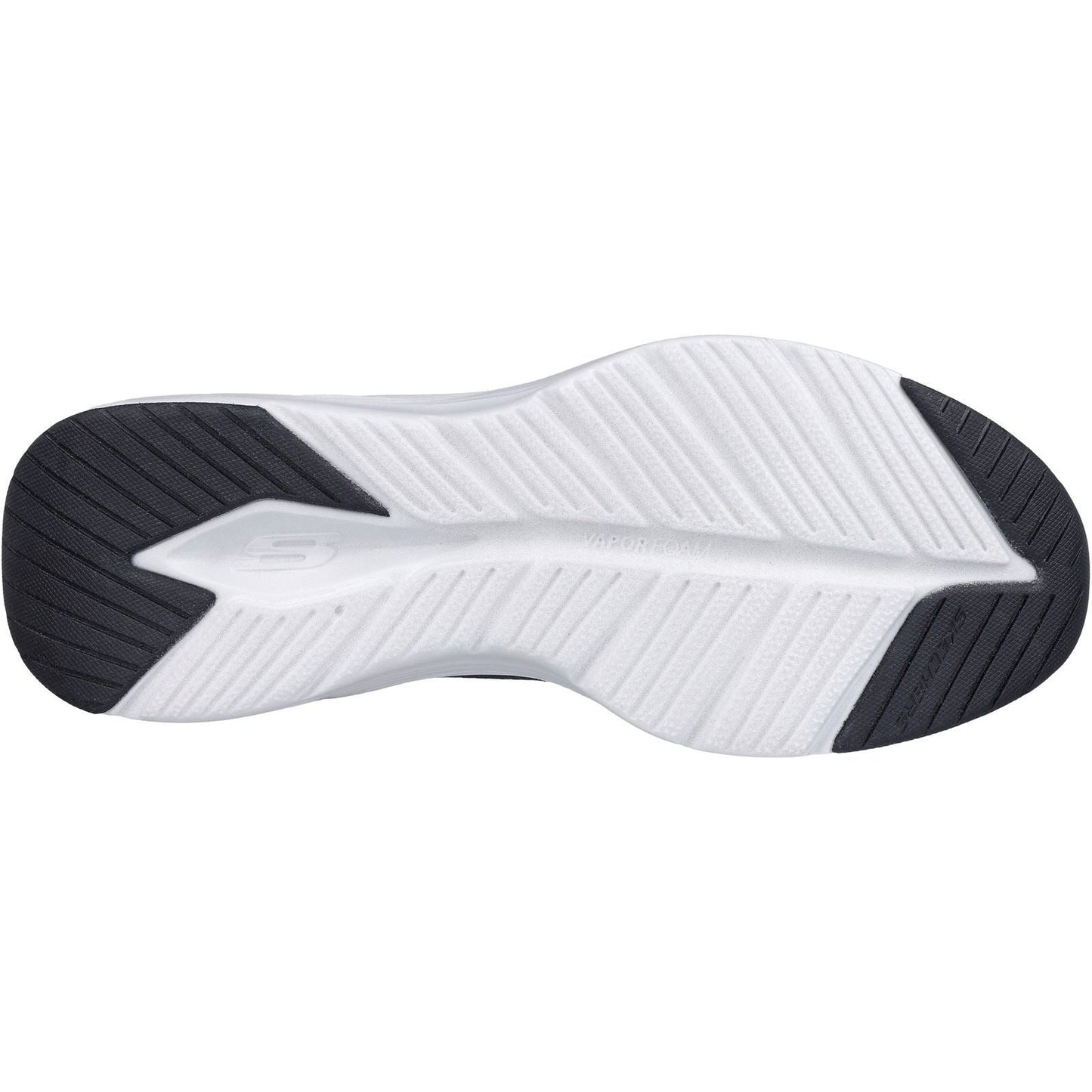 Men's Wide Fit Skechers 232628 Vapor Foam Trainers - Black/Lime