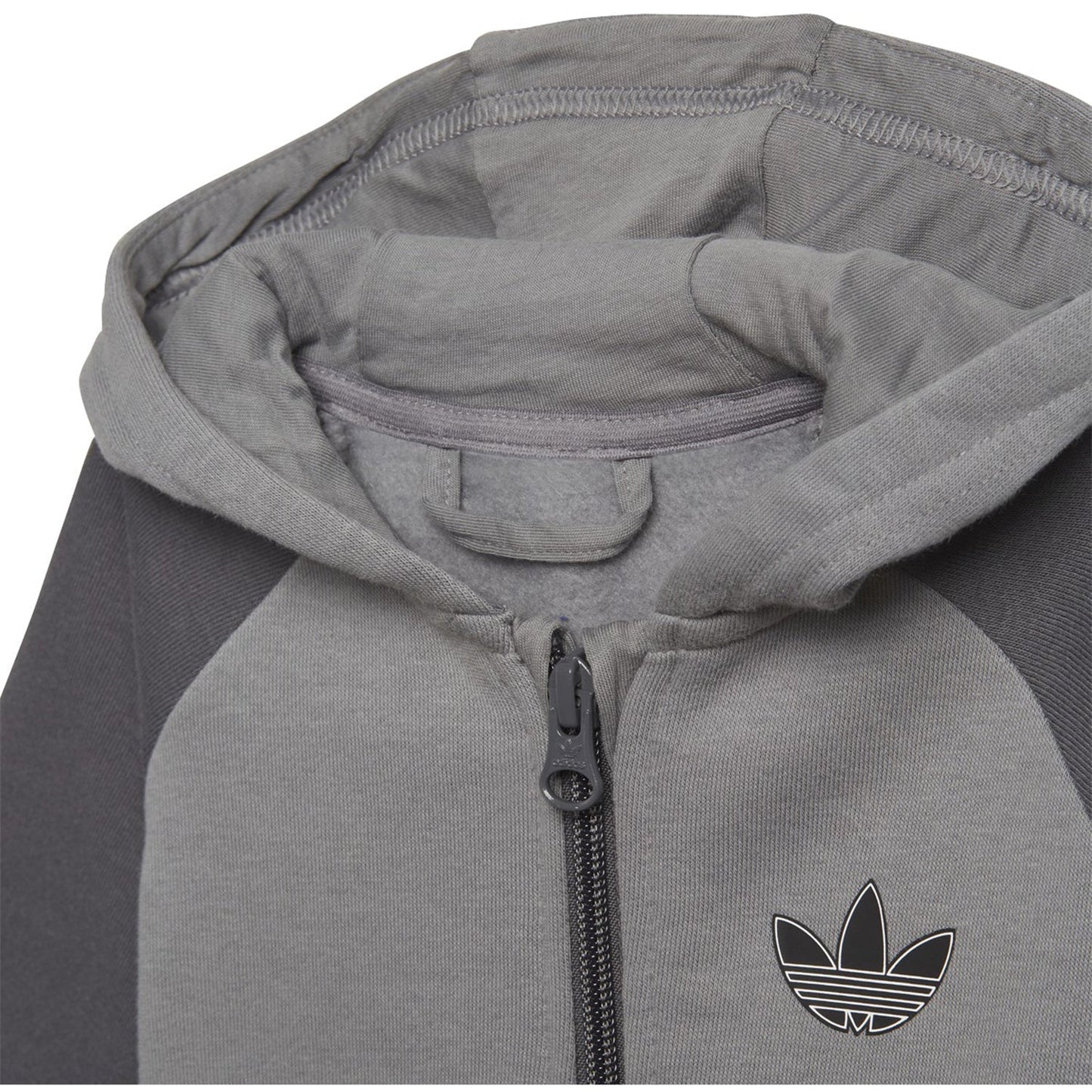 Adidas Toddlers/Little Kids' Full-Zip Hoodie Set Grey