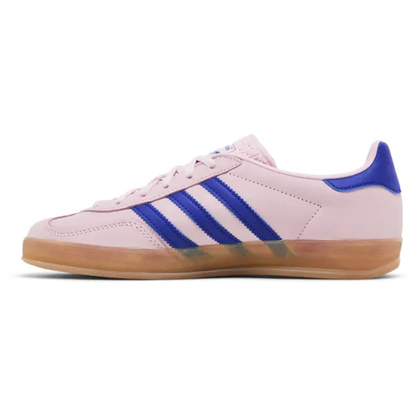 Adidas Originals Women's Pink/Blue Gazelle Indoor Sneakers, JI1371 (No Box)