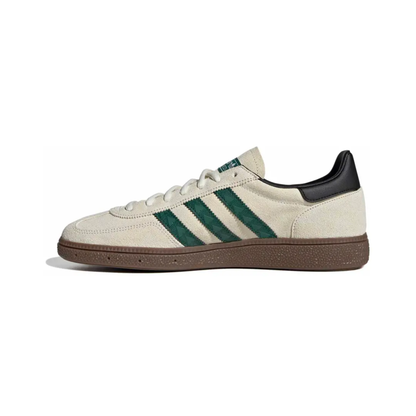 Adidas Originals Men's Off White/Green Handball Spezial Sneakers