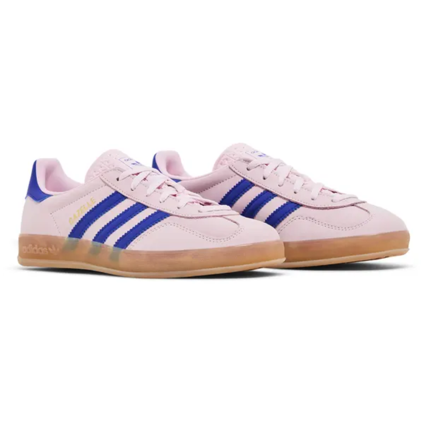Adidas Originals Women's Pink/Blue Gazelle Indoor Sneakers, JI1371 (No Box)