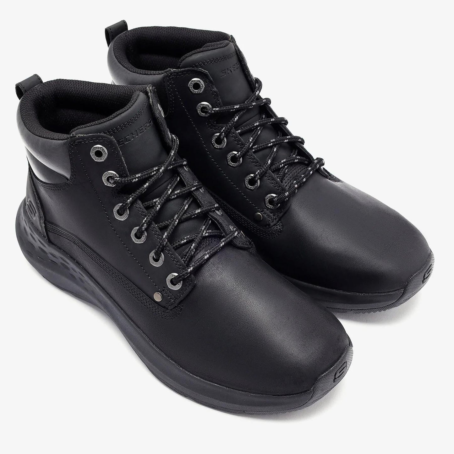 Men's Relaxed Fit Skechers 205175 Parson Ederic Boots - Black