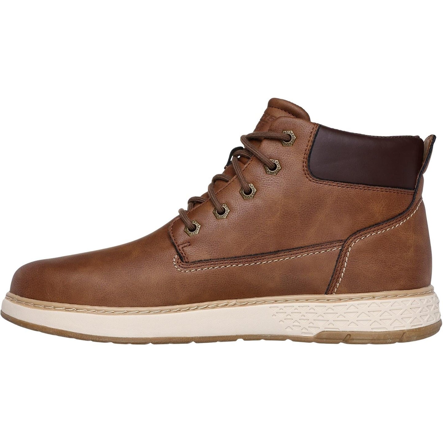Men's Relaxed Fit Skechers 205235 Garlan Deno Waterproof Boots