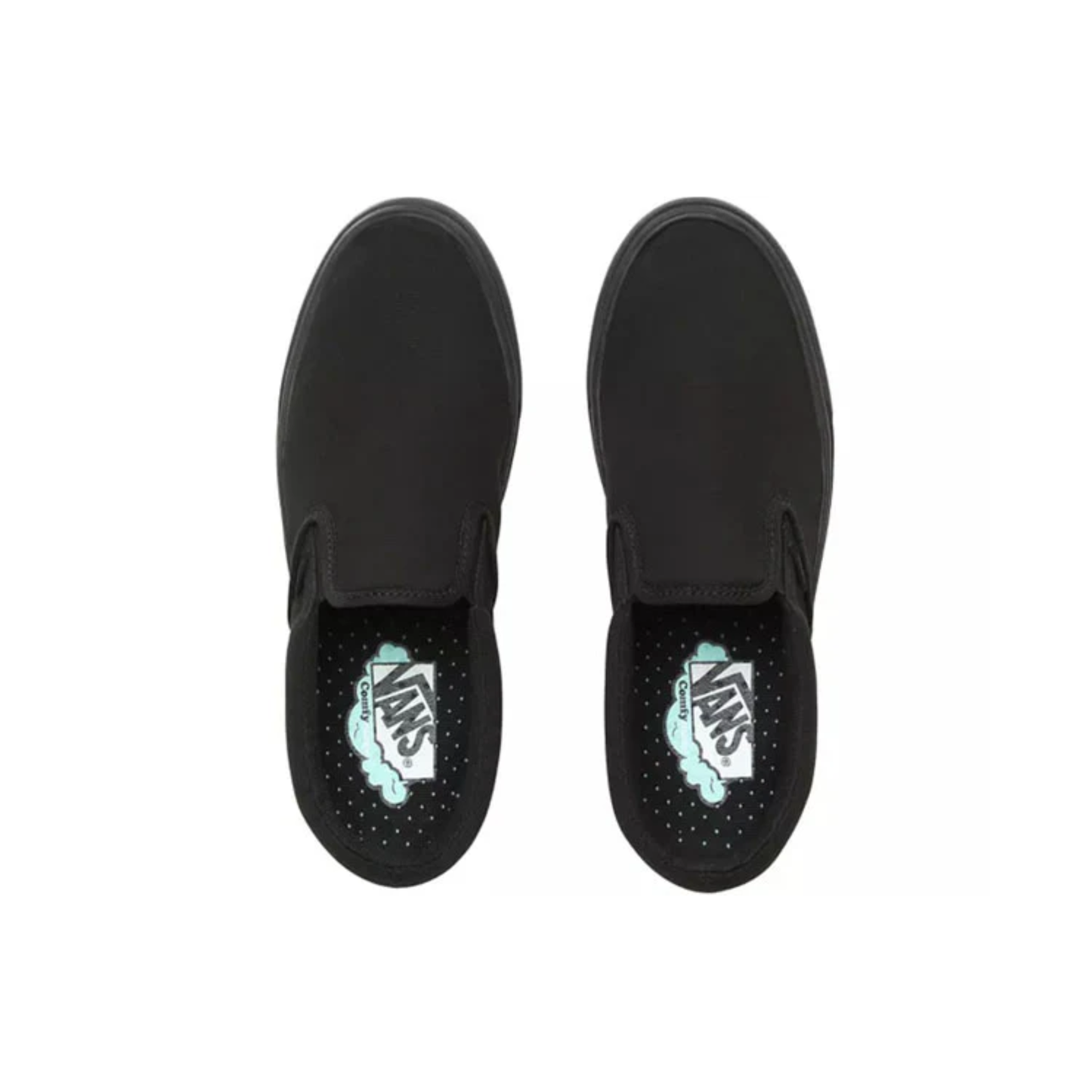 Vans Mens Black Comfycush Slip-on Sneakers, VN0A3WMDVND
