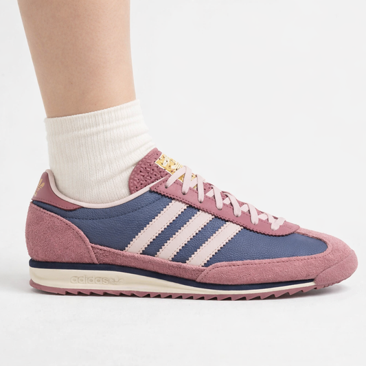 Adidas Originals Women's Pink/Preloved Ink SL72 OG Sneakers, IF1939 (No Box)