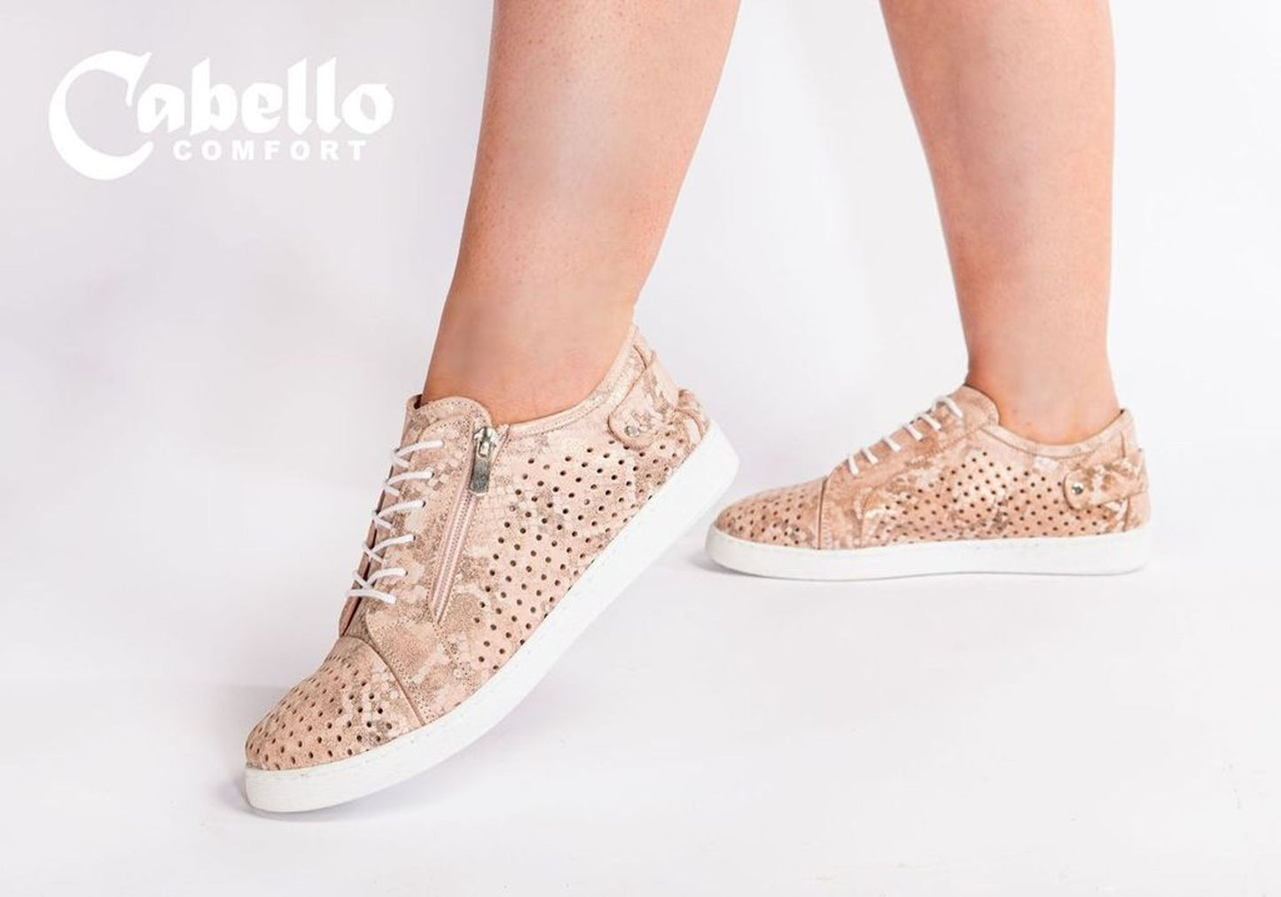 Cabello Comfort EG17P Womens European Leather Casual Shoes
