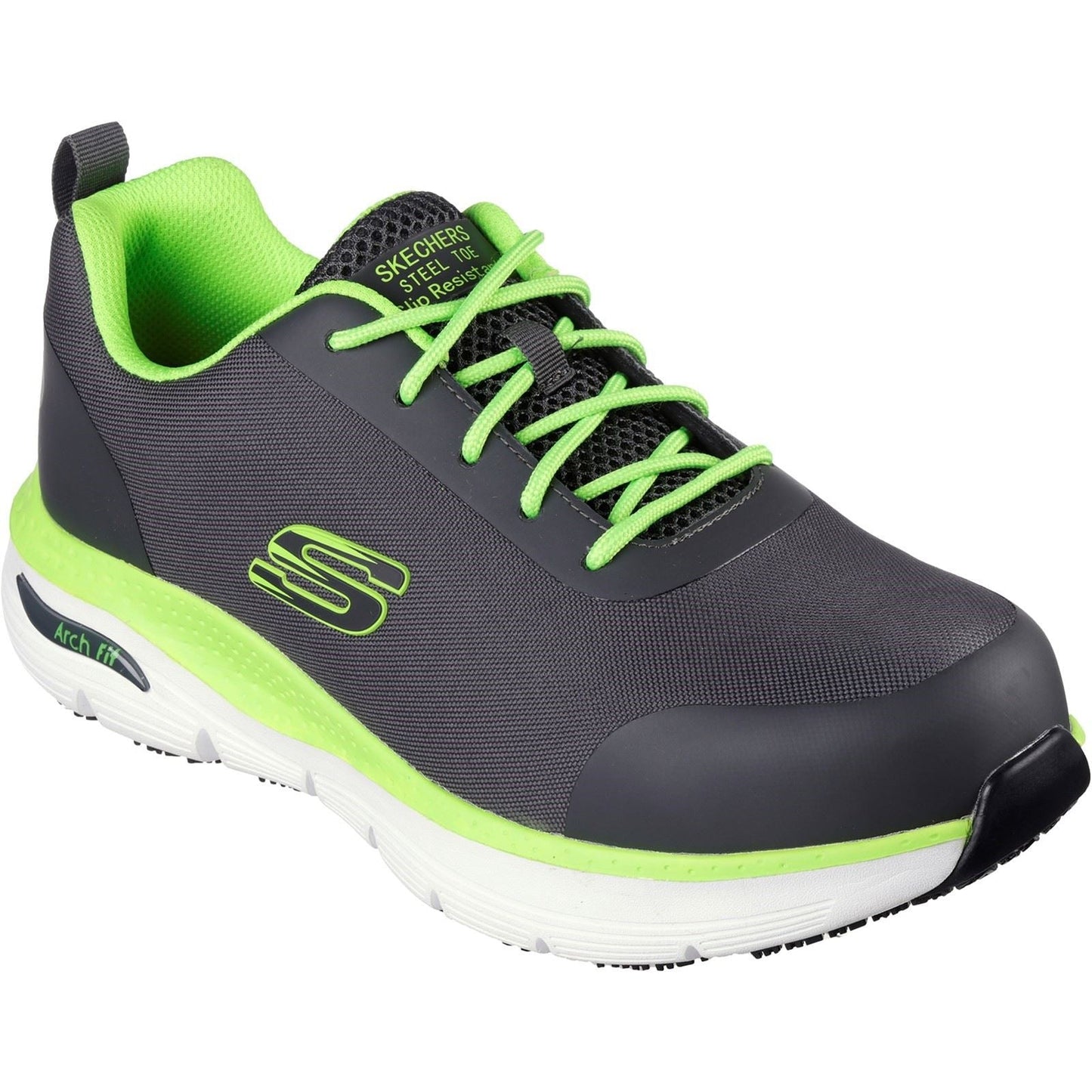 Men's Wide Fit Skechers 200086EC Arch Fit Ringstap Safety Trainers