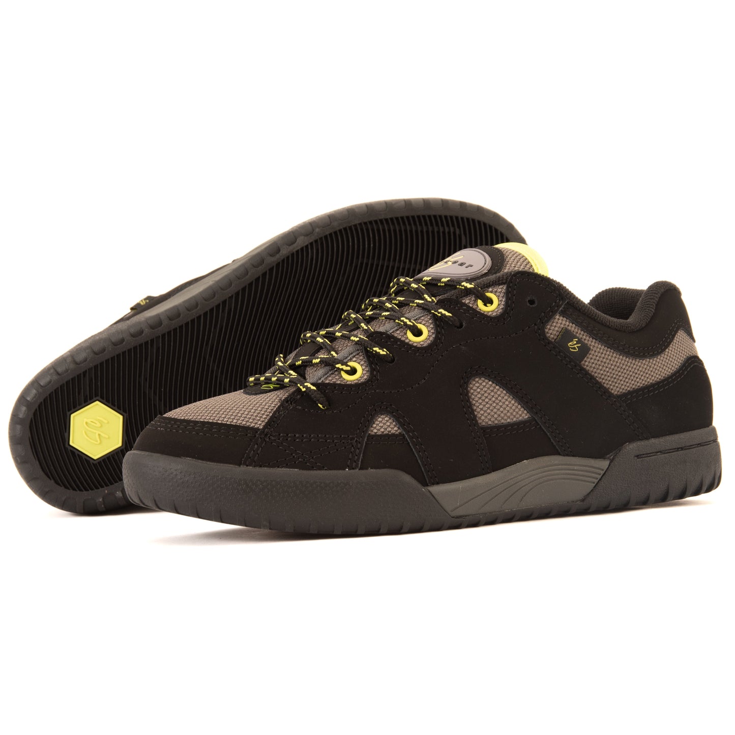 Es - One Nine 7 (Black/Lime Green) *SALE