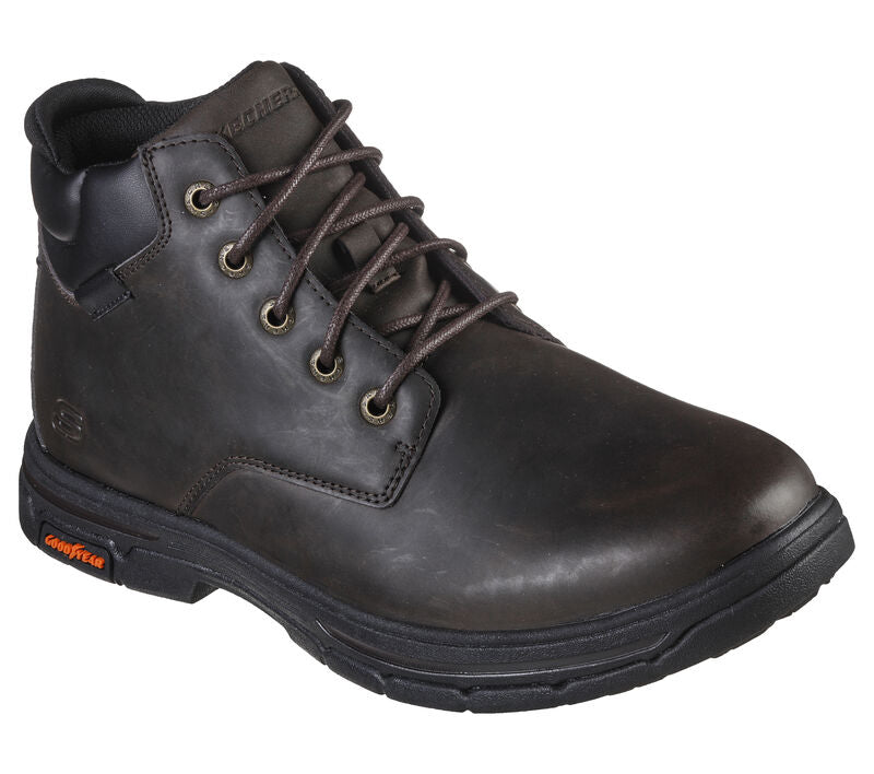 Men's Wide Fit Skechers 204394 Segment 2.0 Brogden Boots