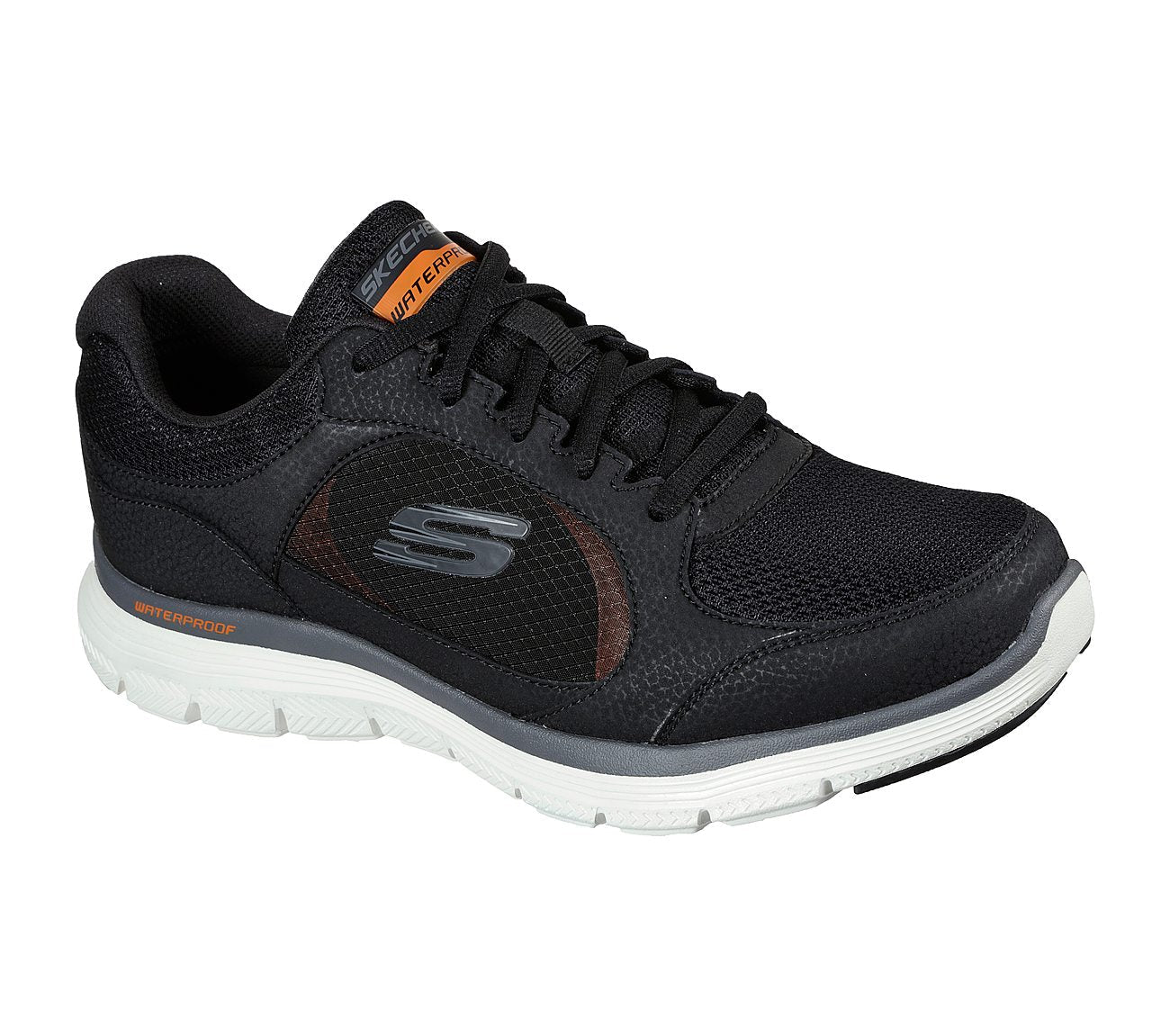Mens Wide Fit Skechers Waterproof Luxury Flex Advantage 4.0 - 232222 Walking Trainers