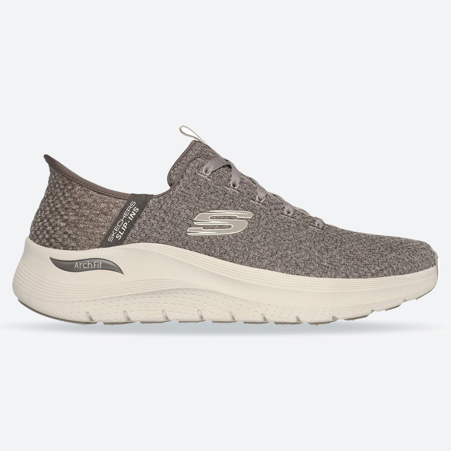 Men's Wide Fit Skechers 232462 Slip-ins Arch Fit 2.0 Look Ahead Trainers
