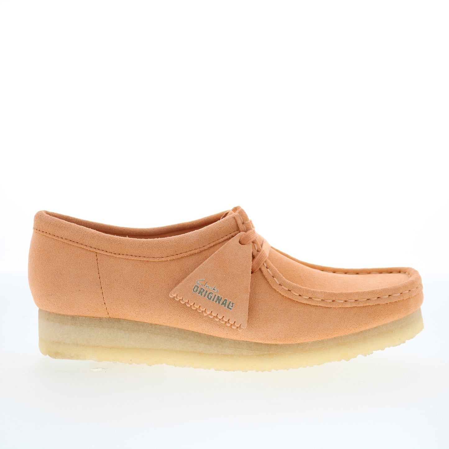 Clarks Wallabee 26180671 Womens Orange Oxfords & Lace Ups Casual Shoes