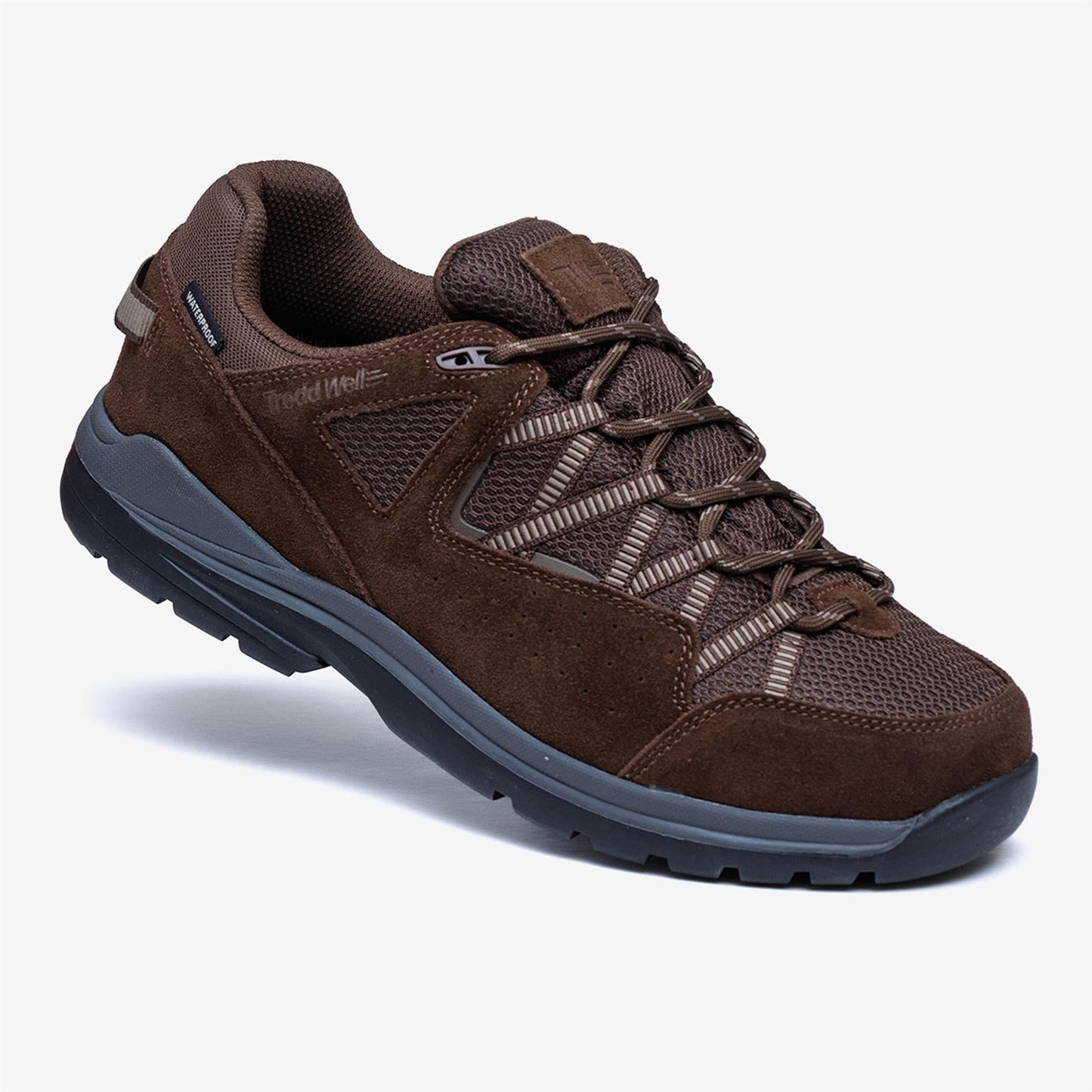 Men's Wide Fit Tredd Well Quest Hiking Waterproof Trainers