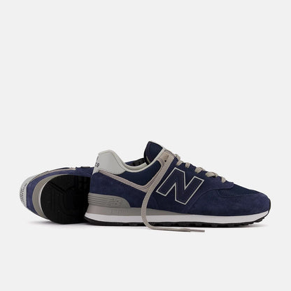 Men's Wide Fit New Balance ML574EVN Walking/Running Trainers - Exclusive - Navy ENCAP Width 4E