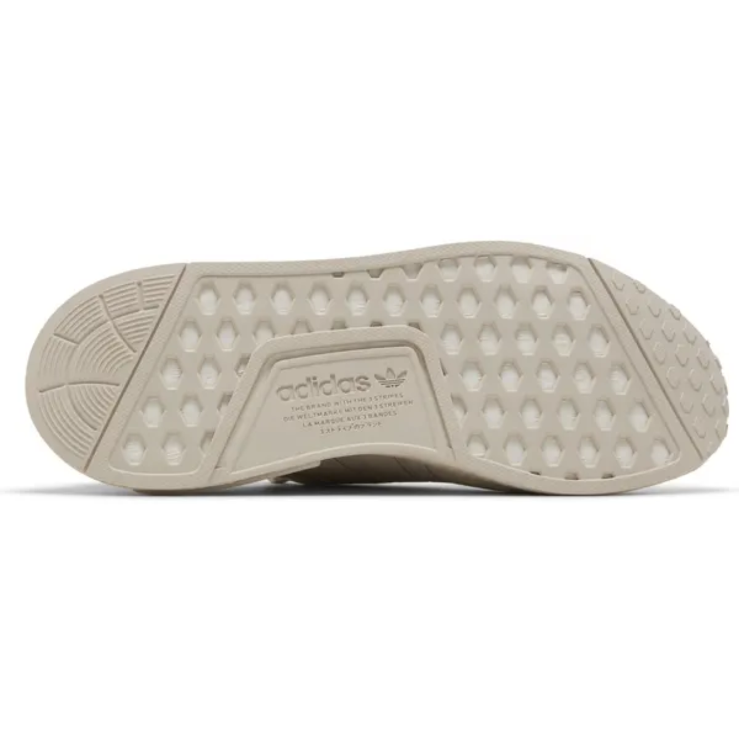 Adidas Originals Men's Cream NMD_R1 'Aluminium' Sneakers, IG0697 (No Box)