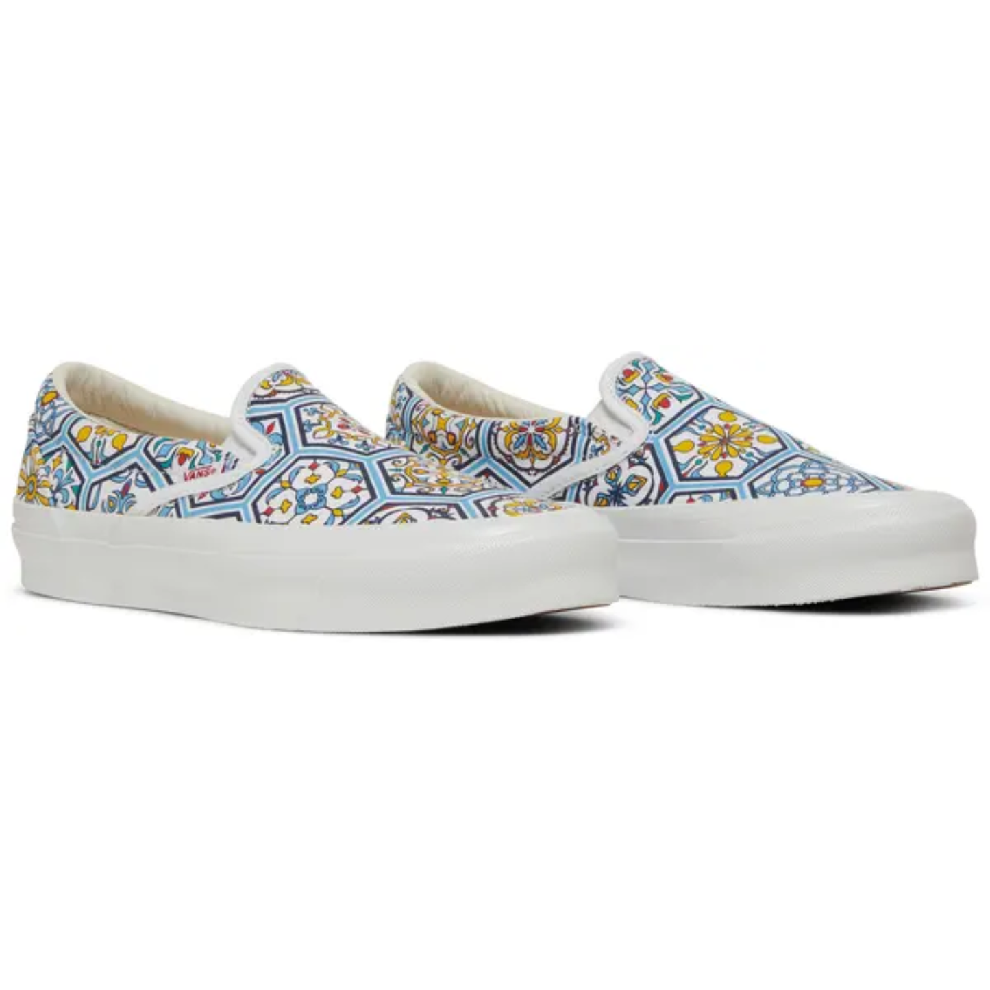 Vans Mens Blue KITH x Vans Classic Slip-On Sneakers, VN0A45JK2CM