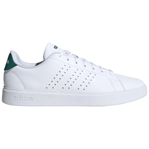 Adidas Men's White / Green Advantage 2.0 Sneakers, IG9166