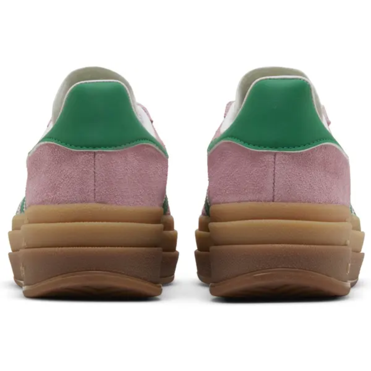 Adidas Originals Women's Pink/Green Gazelle Bold Sneakers, IE0420 (No Box)