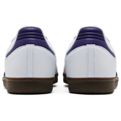 Adidas Originals Men's White/Purple Samba ADV Sneaekers, IE6613 (No Box)