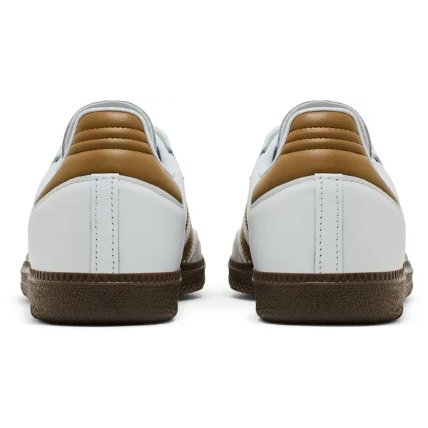 Adidas Originals Men's White/Brown Samba OG Sneakers, JH8796  (No Box)