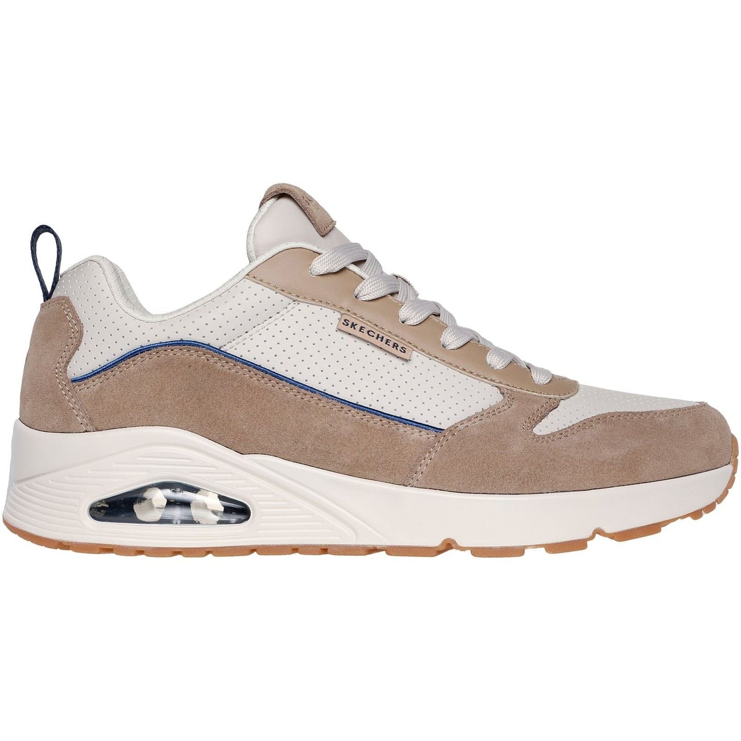 Men's Wide Fit Skechers 183011 Uno Stacre 2.0 Trainers