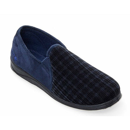 Mens Wide Fit Padders Albert Slip On Slippers