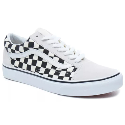 Vans Men's Old Skool Sneakers, White / Black Checkerboard, VN0A38G127K