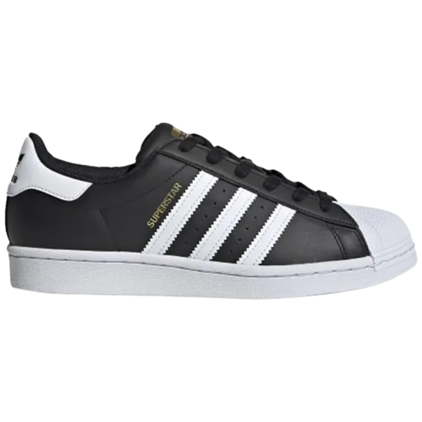 Adidas Originals Women's Black/White Superstar Sneakers, FV3286 (No Box)