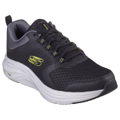 Men's Wide Fit Skechers 232628 Vapor Foam Trainers - Black/Lime