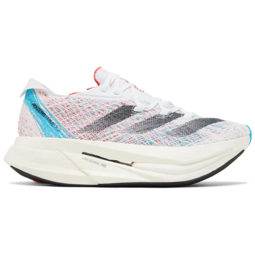 Adidas Men's White/Lucid Cyan, Adizero Prime X 2.0 Strung Shoes, HP9709 (No Box)