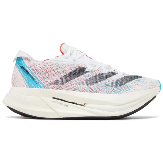 Adidas Men's White/Lucid Cyan, Adizero Prime X 2.0 Strung Shoes, HP9709 (No Box)