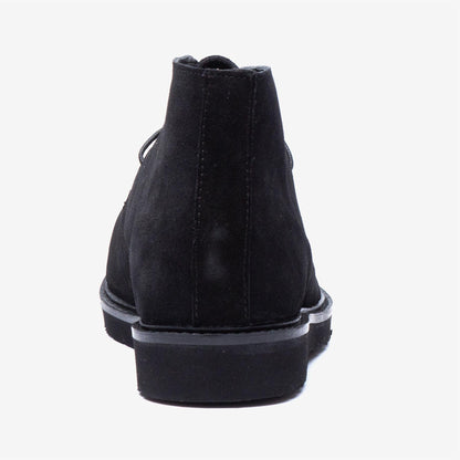 Men's Wide Fit Tredd Well William 22759 Suede Dress Boots - Black
