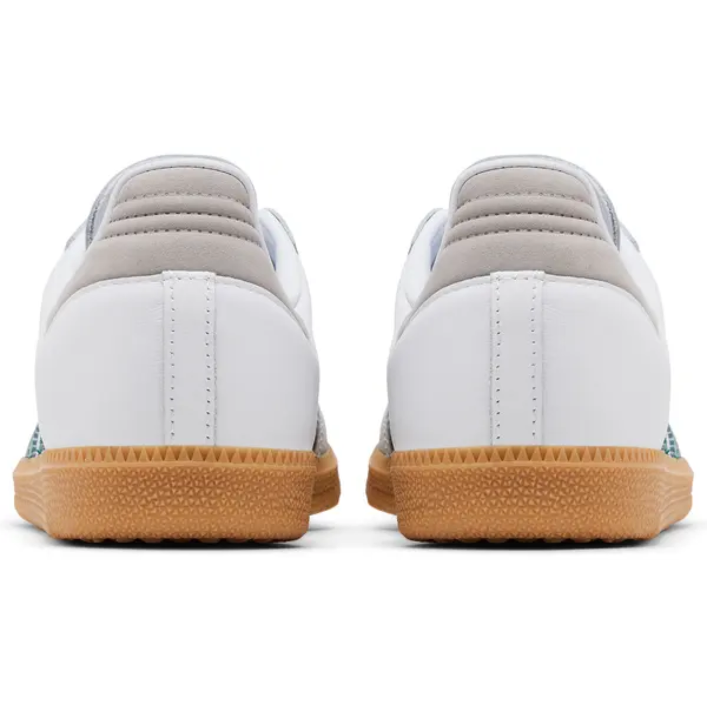 Adidas Originals Women's White/Green Samba OG Sneakers,  JI2724 (No Box)