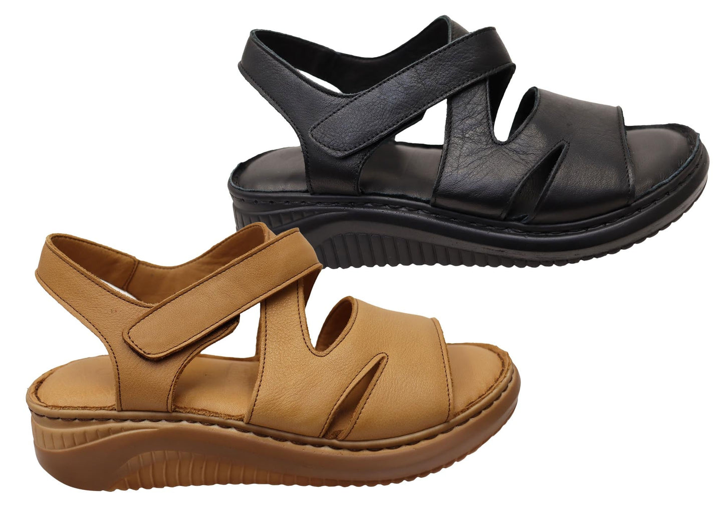 Orizonte Shana Womens Comfortable European Leather Sandals