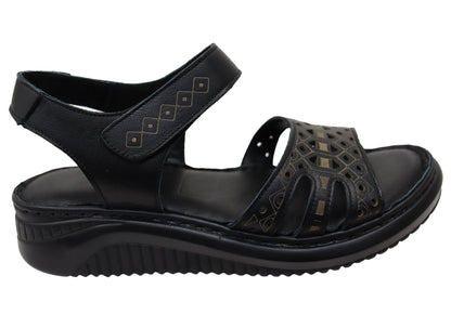Orizonte Danti Womens Comfortable European Leather Sandals