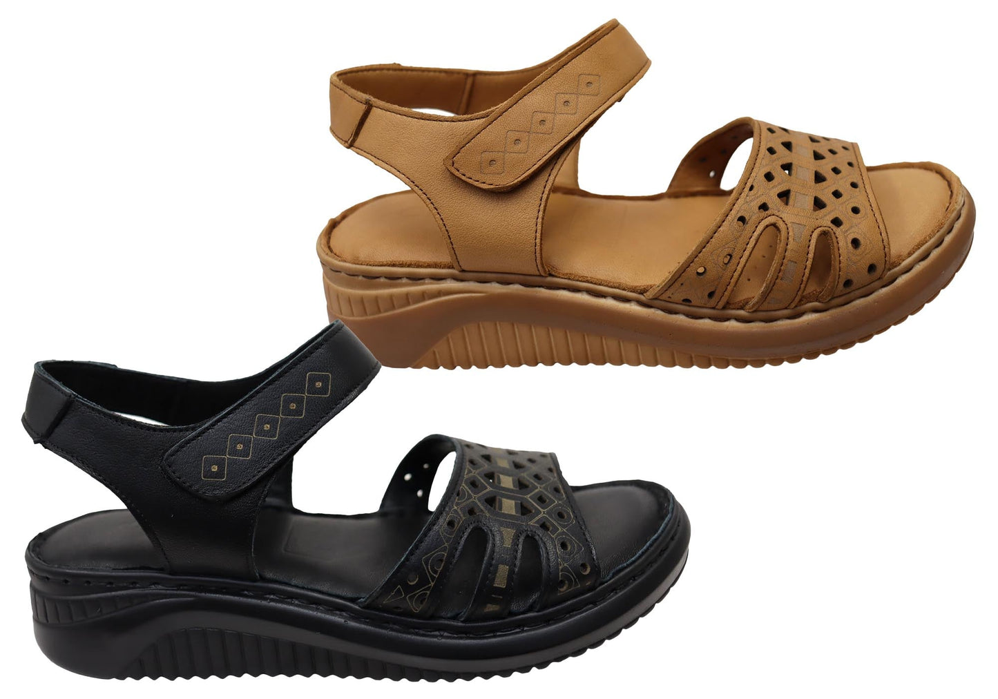 Orizonte Danti Womens Comfortable European Leather Sandals