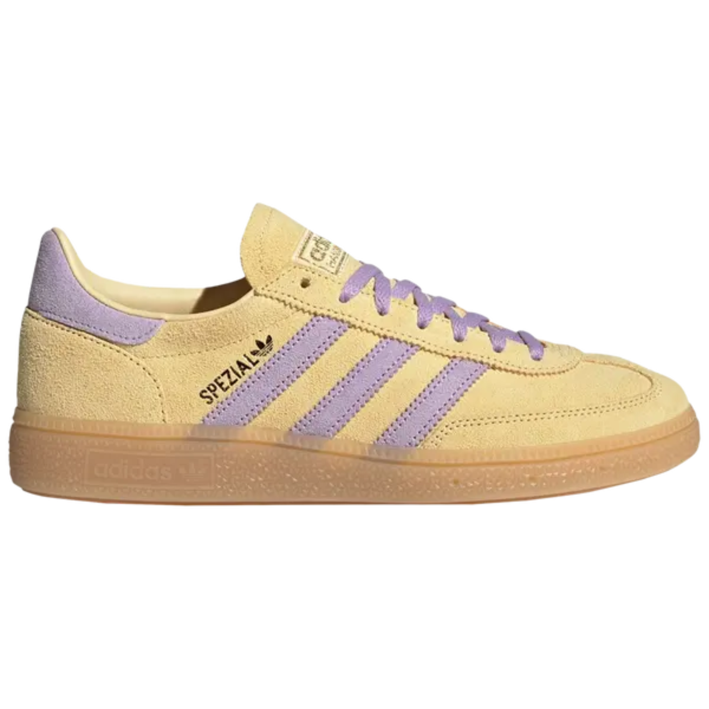 Adidas Originals Women's Yellow/Plum Handball Spezial Sneakers, JR3617 (No Box)