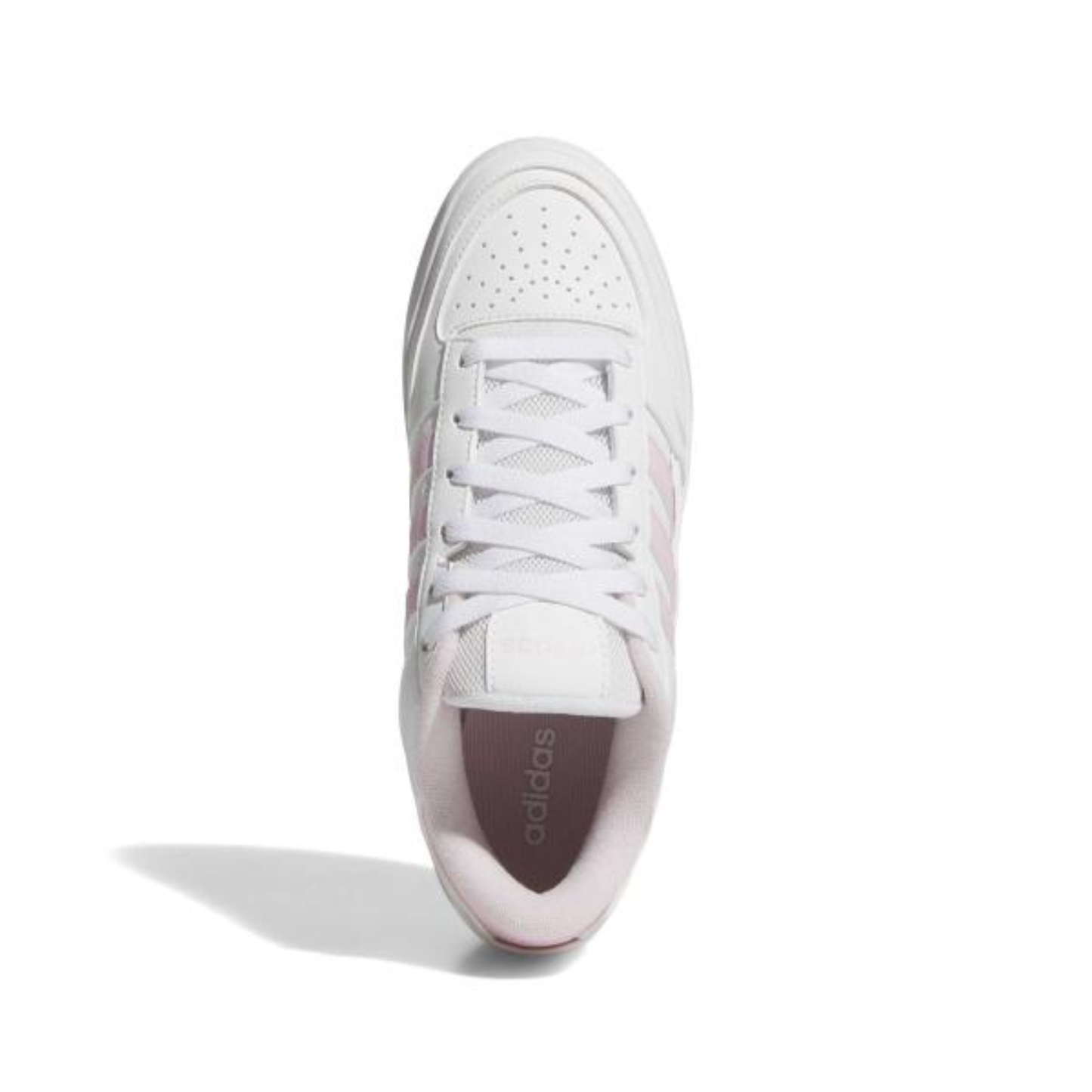 Adidas Womens White/Pink Break Start Bold Shoes, JP7523