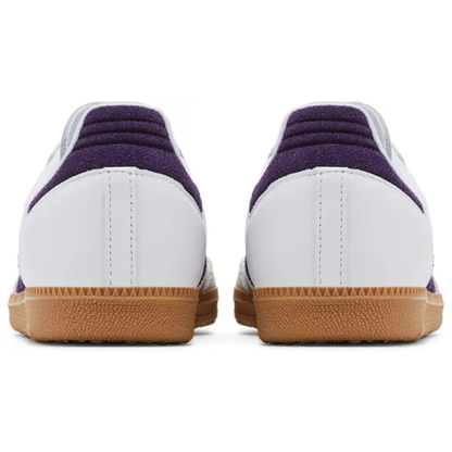 Adidas Originals Women's White/Aurora Plum Samba OG Sneakers, JS1392 (No Box)