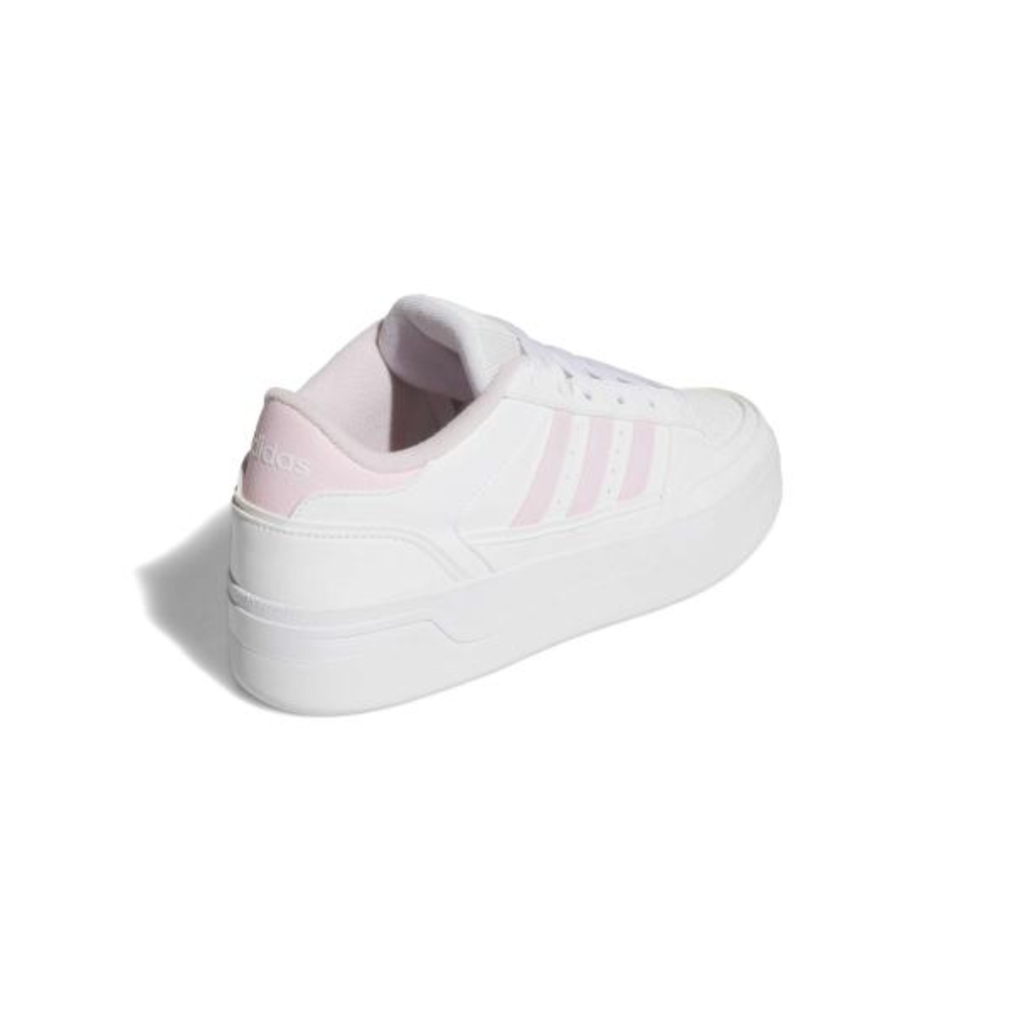 Adidas Womens White/Pink Break Start Bold Shoes, JP7523
