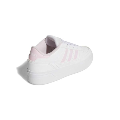Adidas Womens White/Pink Break Start Bold Shoes, JP7523