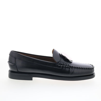 Sebago Dan Charms 72112QW-AB1 Womens Black Loafers & Slip Ons Casual Shoes