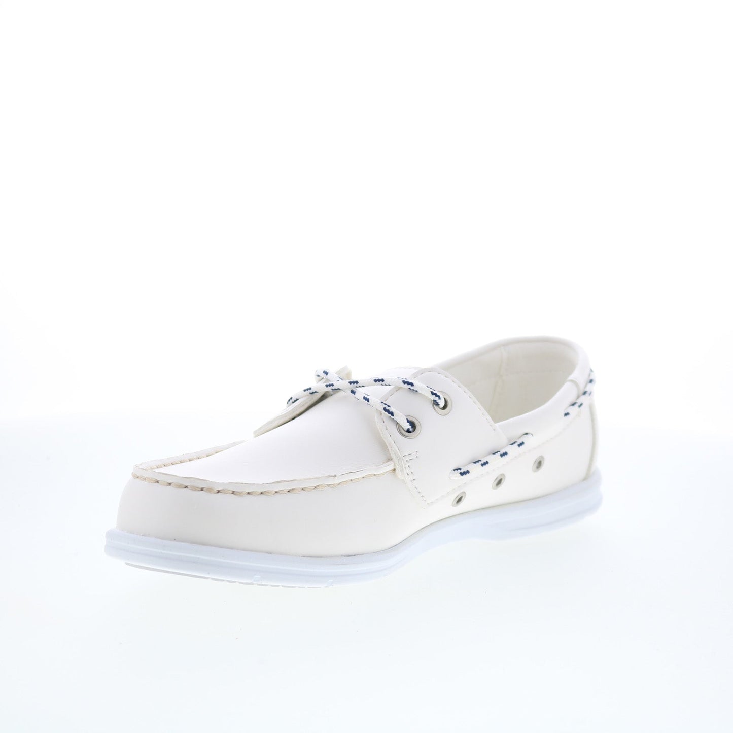 Sebago Jackman 72113LW-911 Womens White Loafers & Slip Ons Boat Shoes