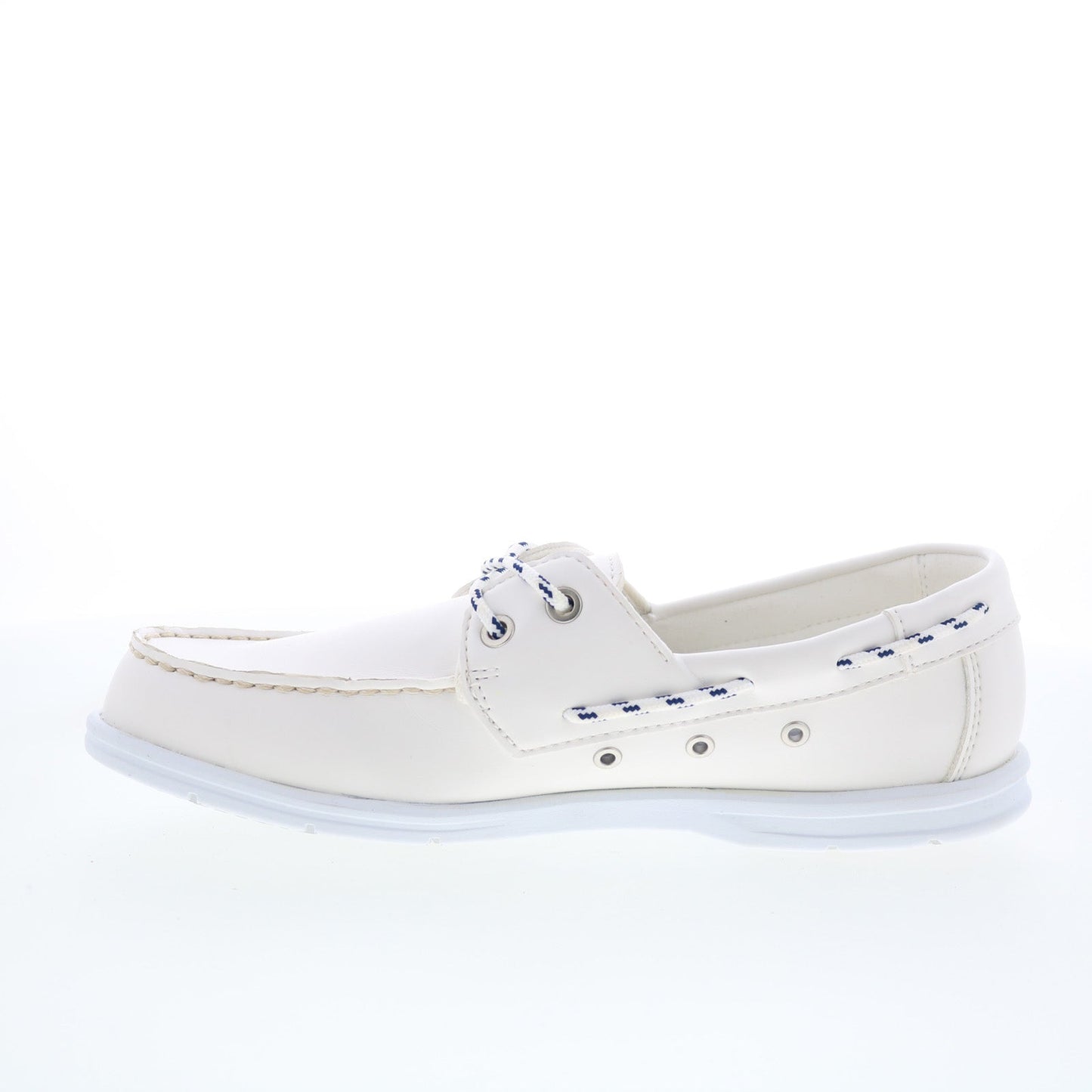 Sebago Jackman 72113LW-911 Womens White Loafers & Slip Ons Boat Shoes